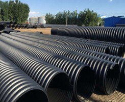 Гофрированные трубы с армированием стальной лентой