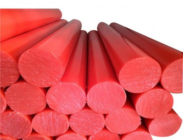  Пластиковый стержень HDPE красного цвета